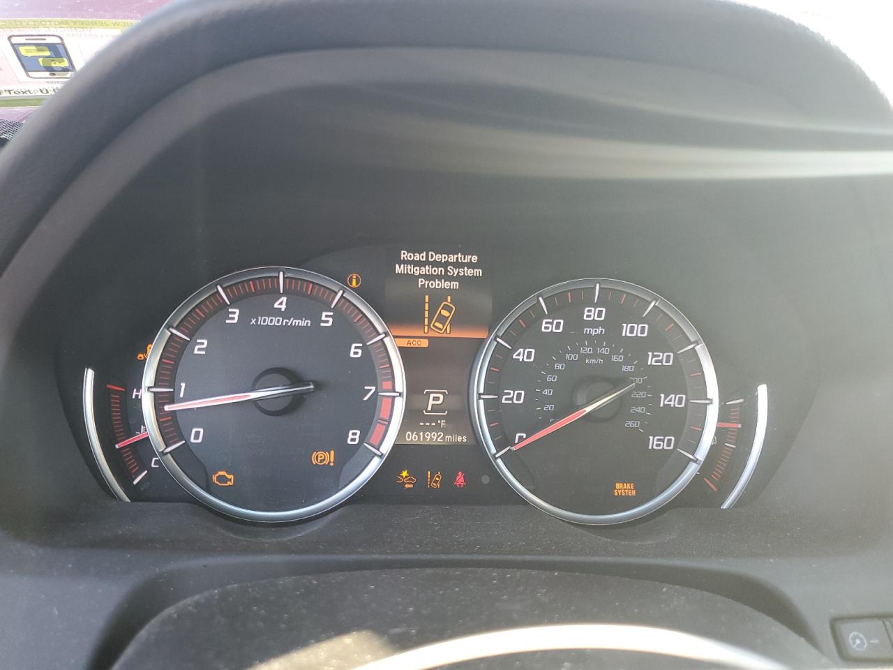 2019 Acura TLX VIN 19UUB2F65KA005230 Copart auction photo, front end / side damage thumbnail 9