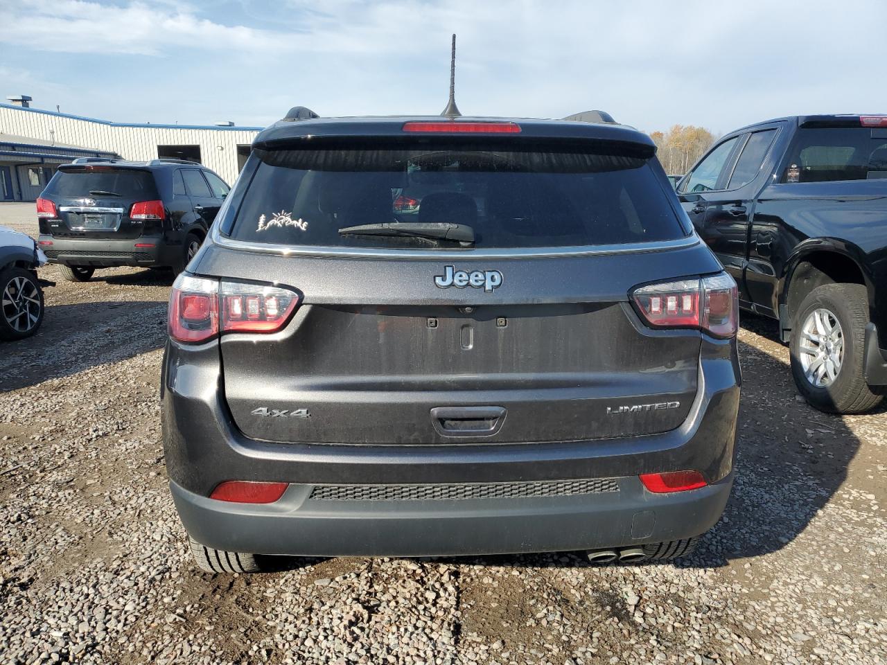 2019 Jeep Compass VIN 3C4NJDCB1KT600832 Copart auction photo, side damage thumbnail 6