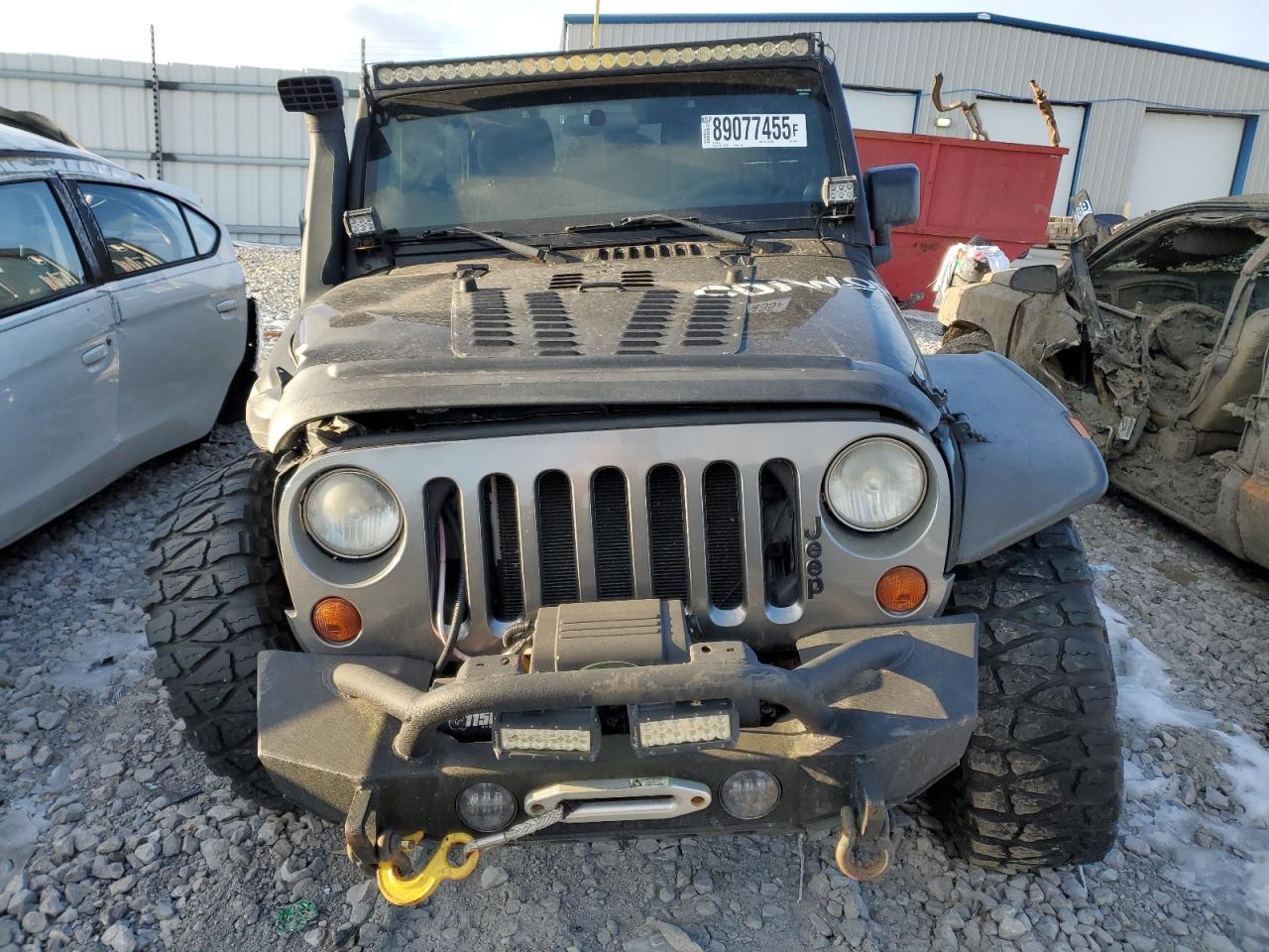 2012 Jeep Wrangler VIN 1C4BJWDG4CL139034 Copart auction photo, front end damage thumbnail 5