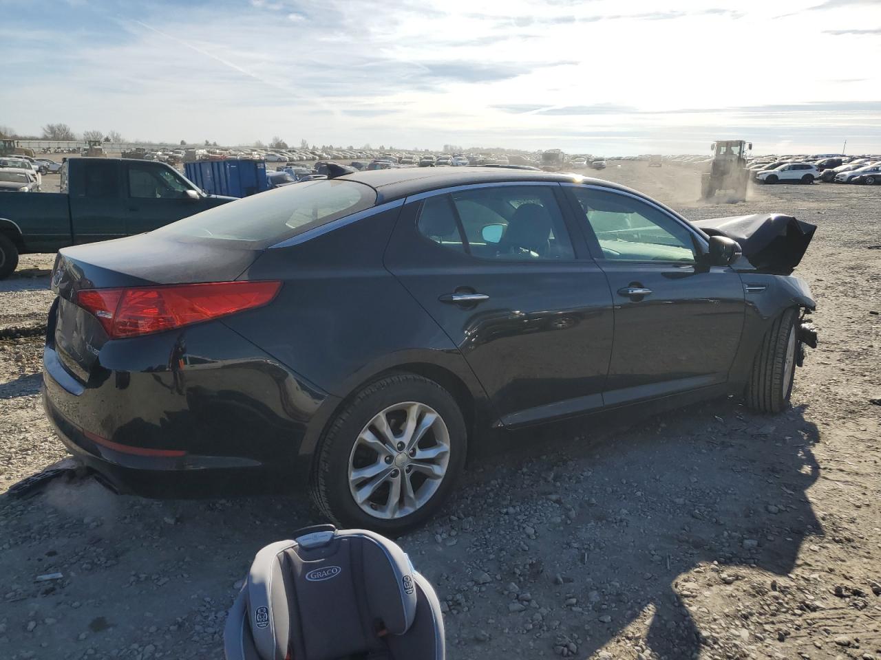 2012 KIA Optima VIN 5XXGN4A77CG082086 Copart auction photo, front end / minor dent/scratches damage thumbnail 3