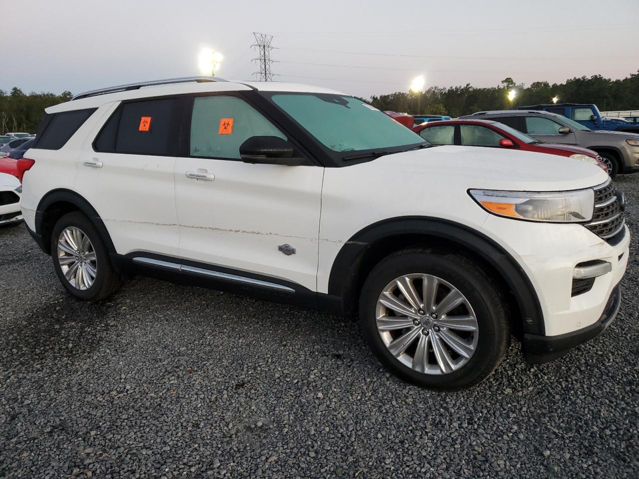 2022 Ford Explorer VIN 1FM5K8LC7NGA96367 Copart auction photo, water/flood damage thumbnail 4