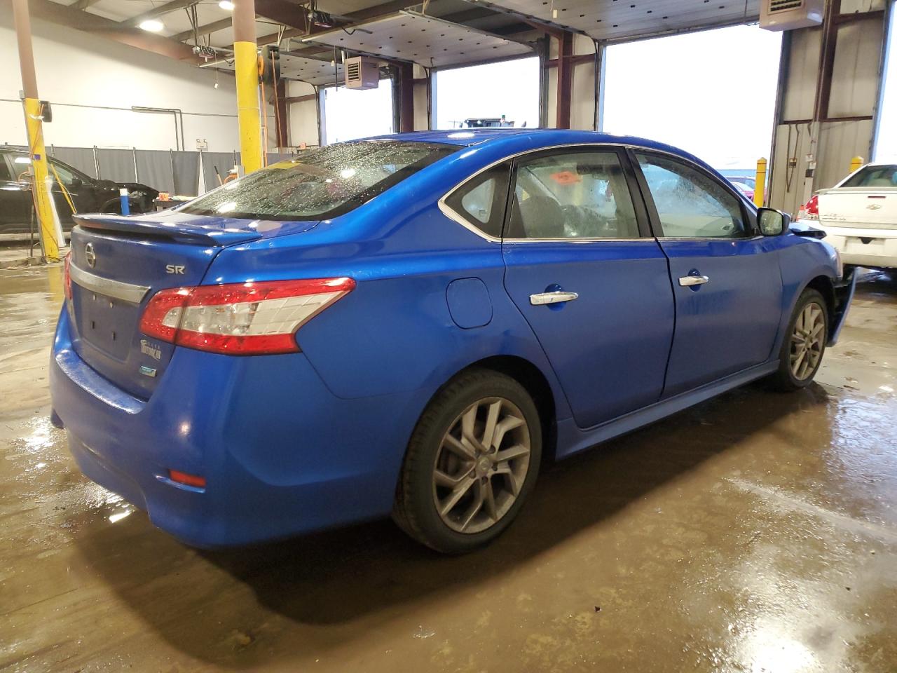 2014 Nissan Sentra VIN 3N1AB7AP7EL627374 Copart auction photo, front end damage thumbnail 3