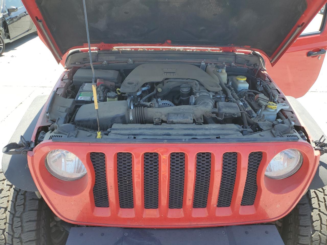 2018 Jeep Wrangler VIN 1C4HJXDG0JW144453 Copart auction photo, side damage thumbnail 11