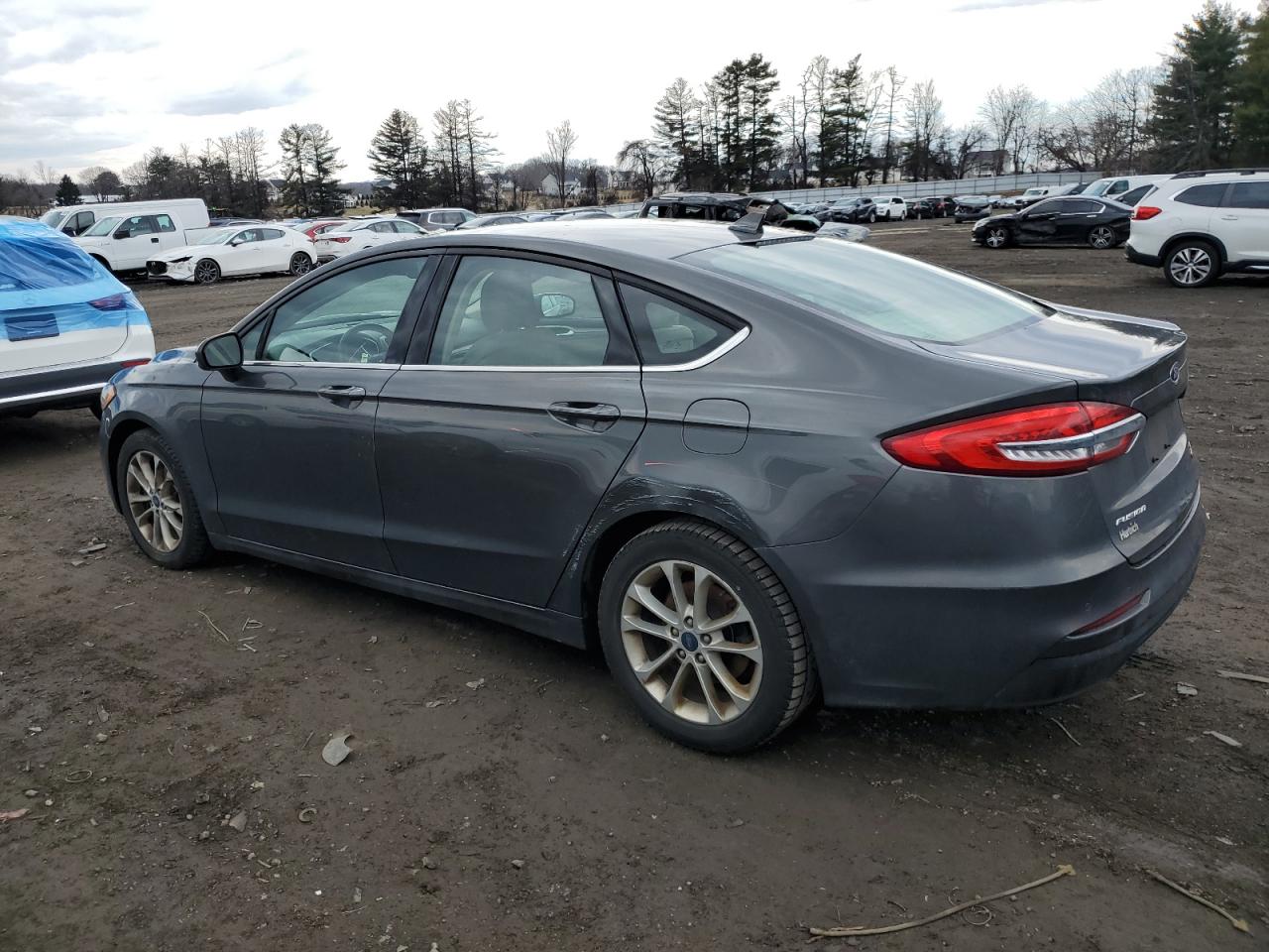 2019 Ford Fusion VIN 3FA6P0HD4KR194859 Copart auction photo, front end damage thumbnail 2
