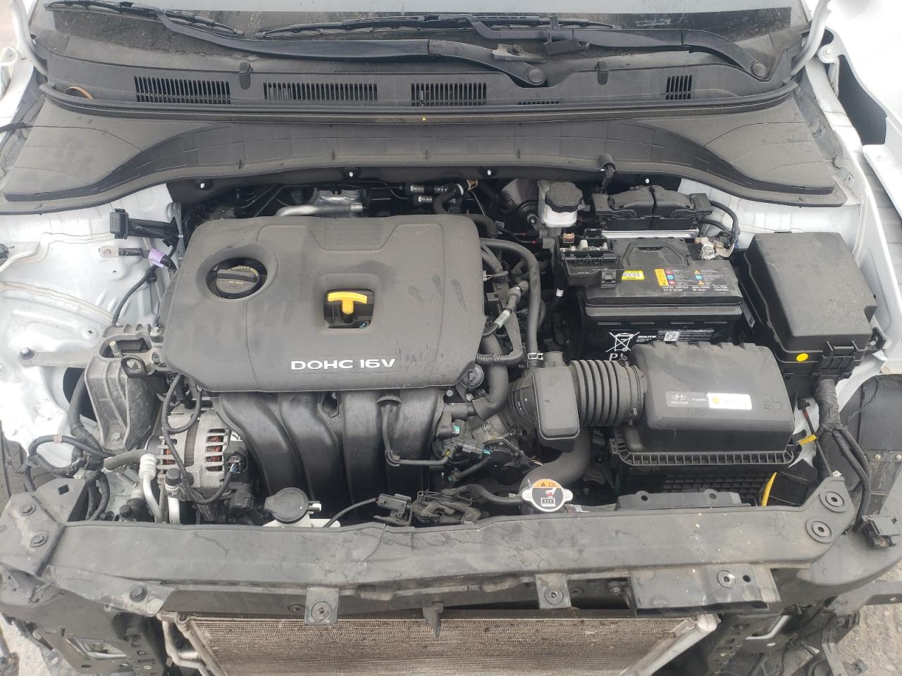 2021 Hyundai Kona VIN KM8K12AA0MU663636 Copart auction photo, front end damage thumbnail 14