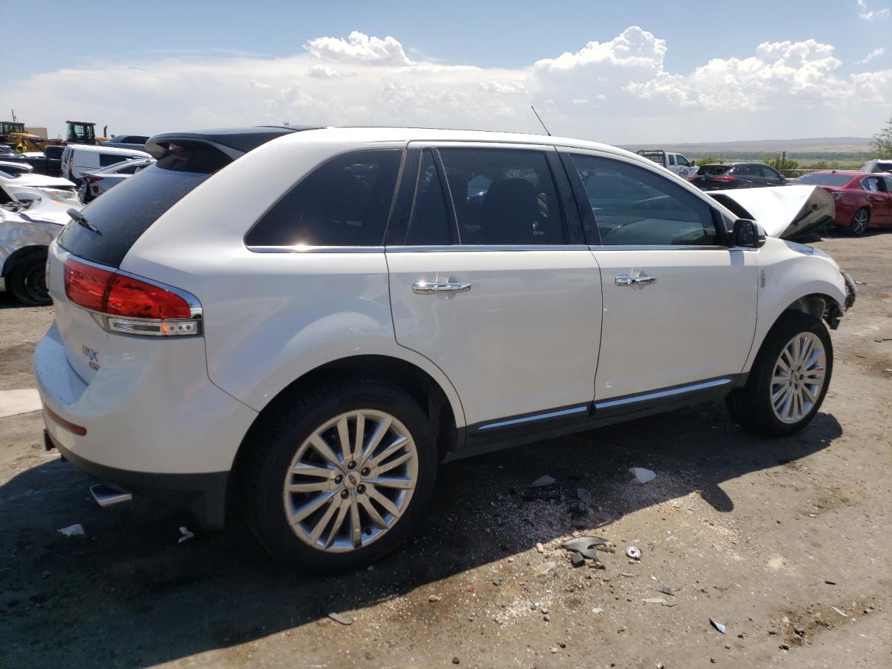 2013 Lincoln MKX VIN 2LMDJ8JK0DBL30853 Copart auction photo, front end damage thumbnail 3