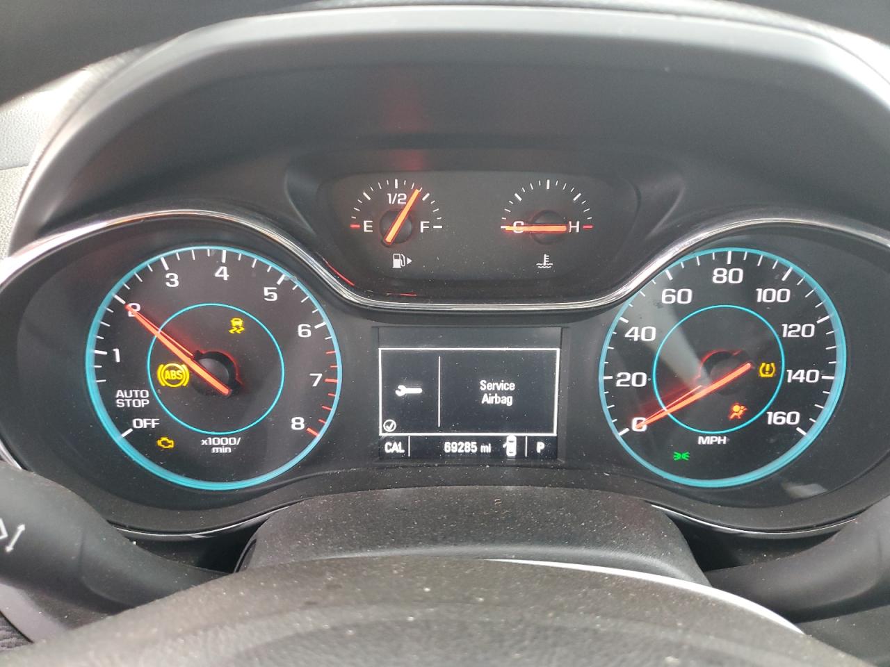 2017 Chevrolet Cruze VIN 1G1BE5SM4H7141852 Copart auction photo, front end / side damage thumbnail 9