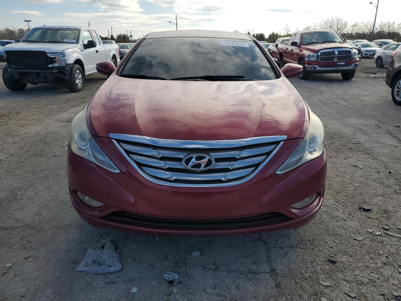 2011 Hyundai Sonata VIN 5NPEC4AC1BH196324 Copart auction photo, vandalism damage thumbnail 5