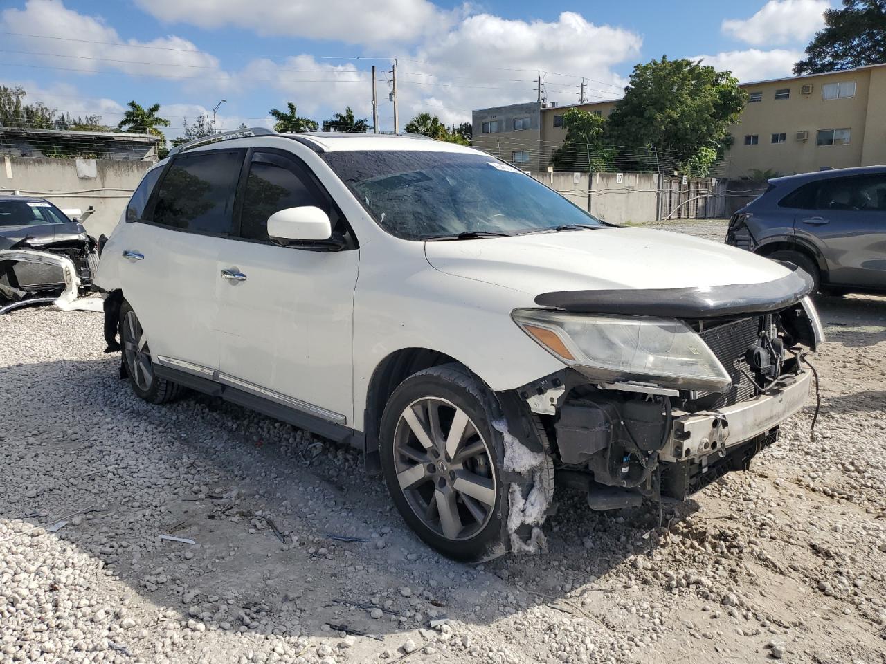 2015 Nissan Pathfinder VIN 5N1AR2MN2FC644517 Copart auction photo, rear end / all over damage thumbnail 4