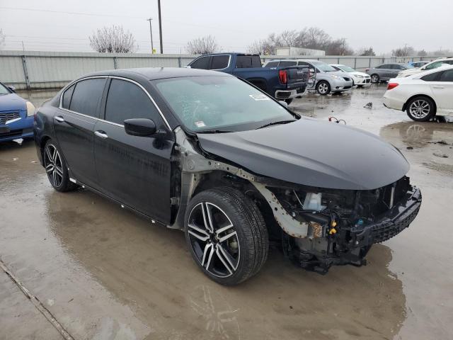 2017 Honda Accord VIN 1HGCR2F58HA108388 Copart auction photo, front end / side damage thumbnail 4