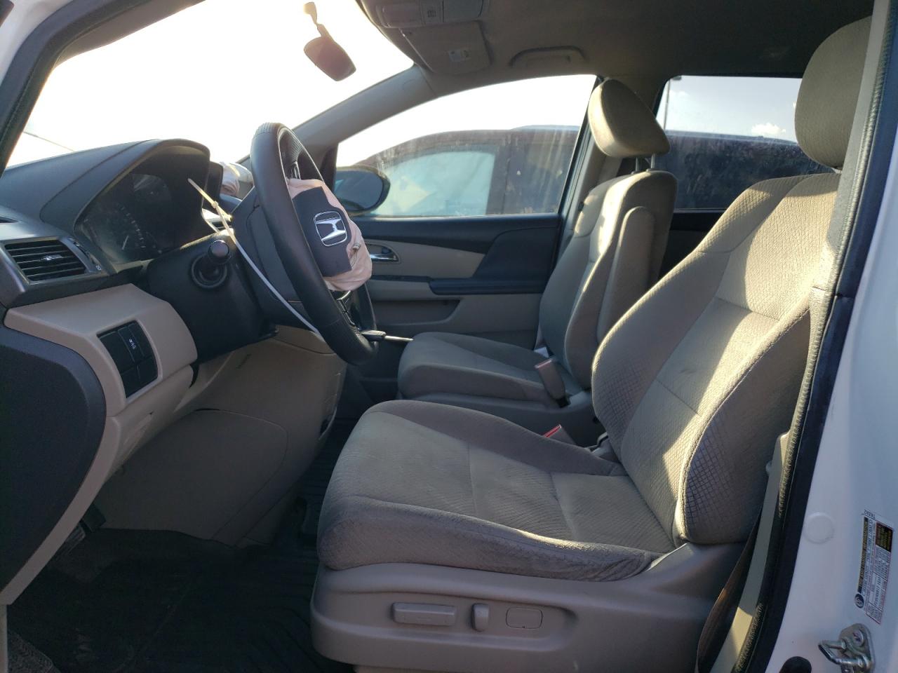 2015 Honda Odyssey VIN 5FNRL5H24FB018948 Copart auction photo, front end / side damage thumbnail 7