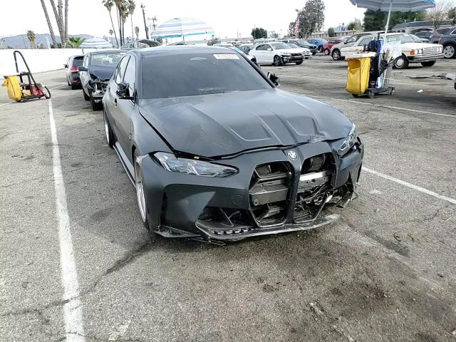 2024 BMW M3 VIN WBS43AY04RFT37132 Copart auction photo, front end / rear end damage thumbnail 11