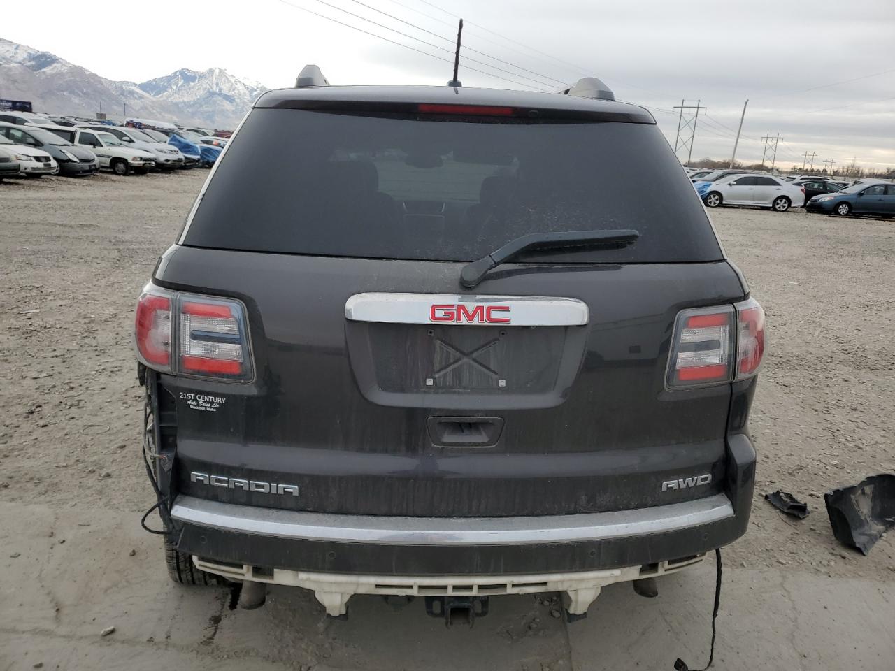 2014 GMC Acadia VIN 1GKKVSKD8EJ286286 Copart auction photo, rear end / side damage thumbnail 6