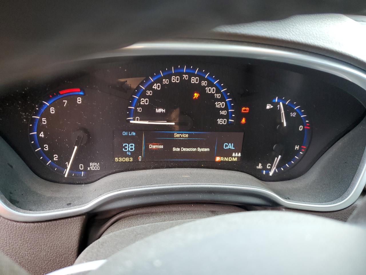 2014 Cadillac SRX VIN 3GYFNFE32ES549307 Copart auction photo, front end / rear end damage thumbnail 9