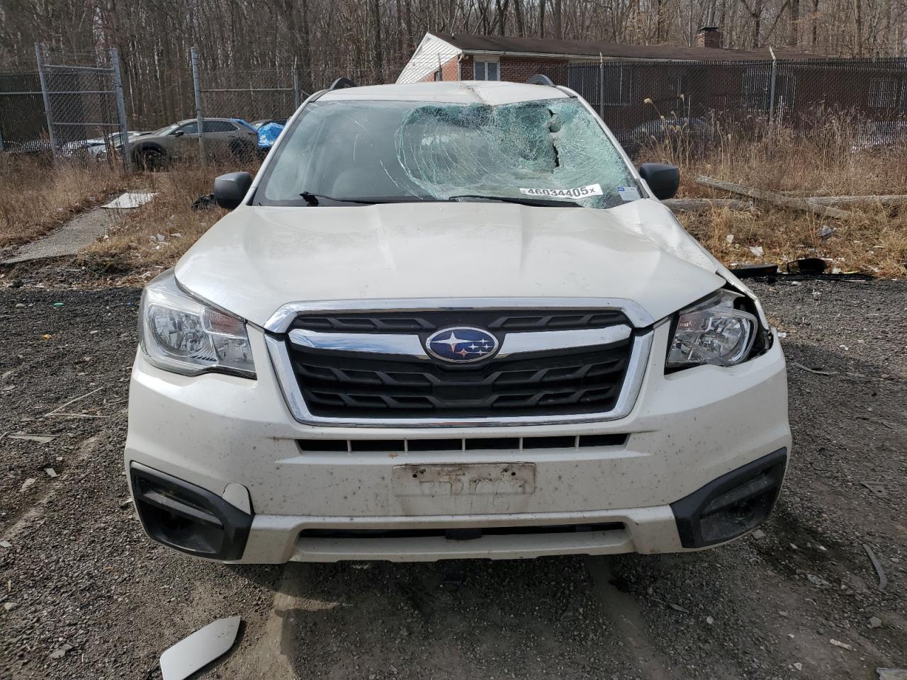 2018 Subaru Forester VIN JF2SJABC7JH577521 Copart auction photo, top/roof / front end damage thumbnail 5