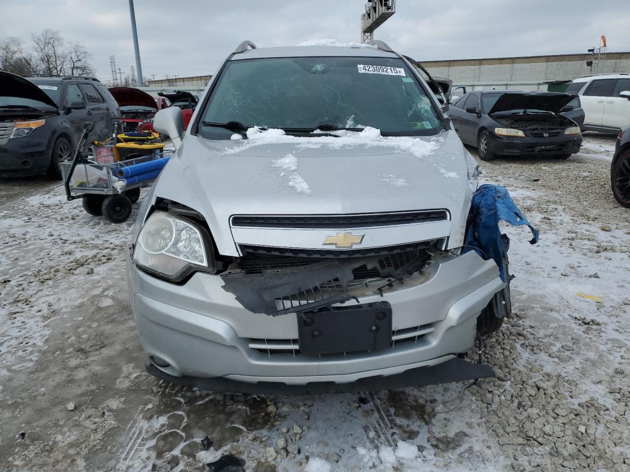 2014 Chevrolet Captiva VIN 3GNAL3EK0ES638991 Copart auction photo, front end damage thumbnail 5