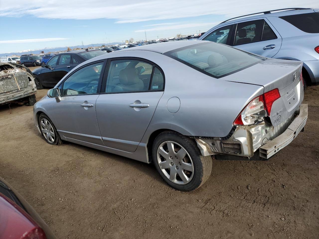 2007 Honda Civic VIN 1HGFA165X7L108054 Copart auction photo, hail / rear end damage thumbnail 2