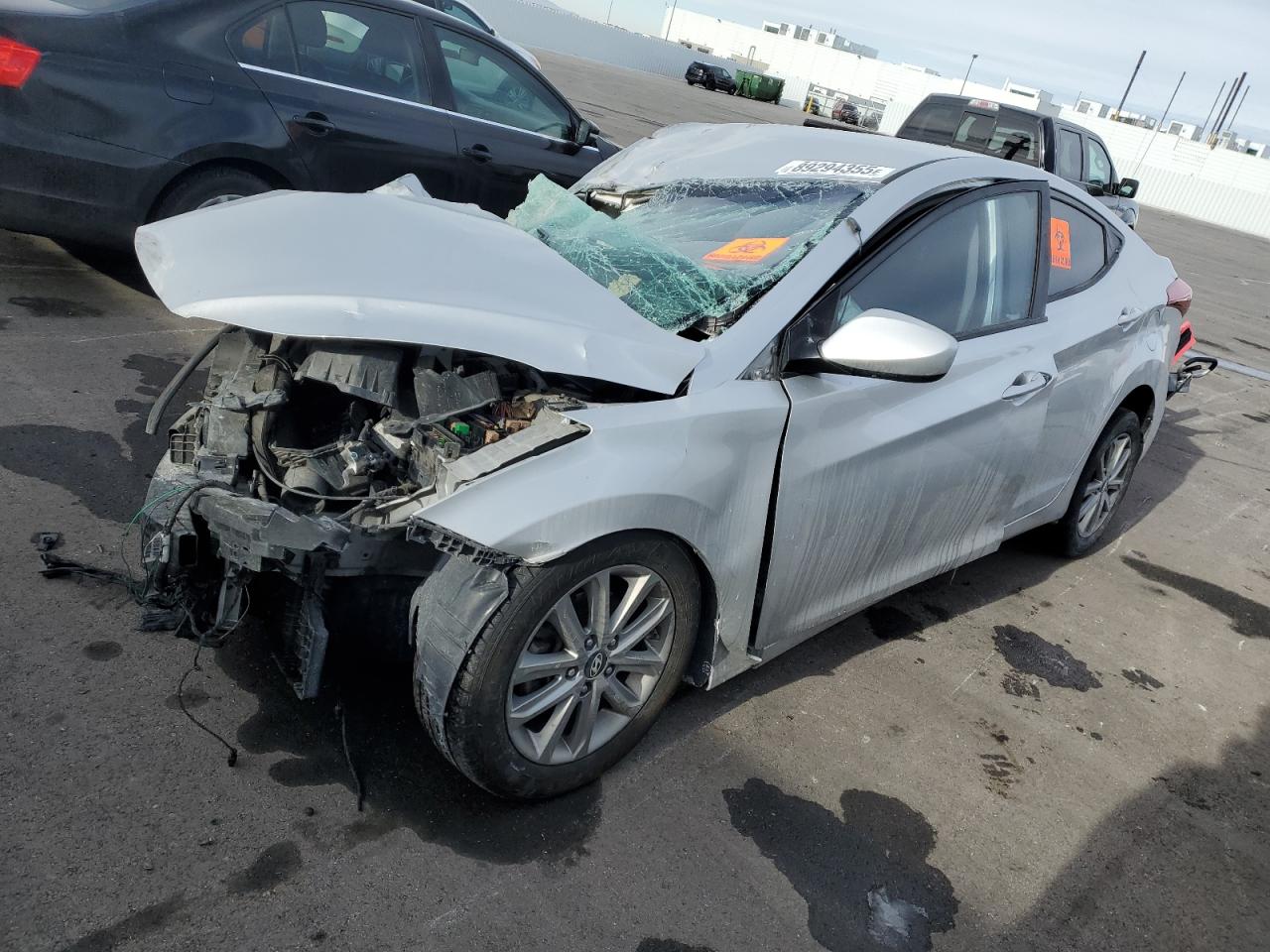 2016 Hyundai Elantra VIN 5NPDH4AE0GH657650