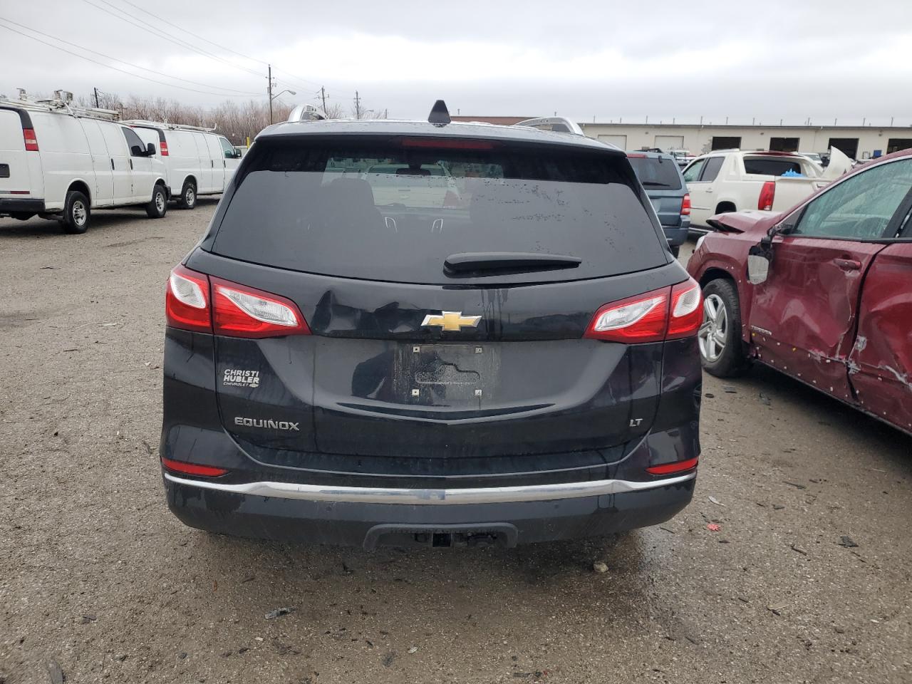 2018 Chevrolet Equinox VIN 2GNAXJEV7J6257375 Copart auction photo, front end / mechanical damage thumbnail 6