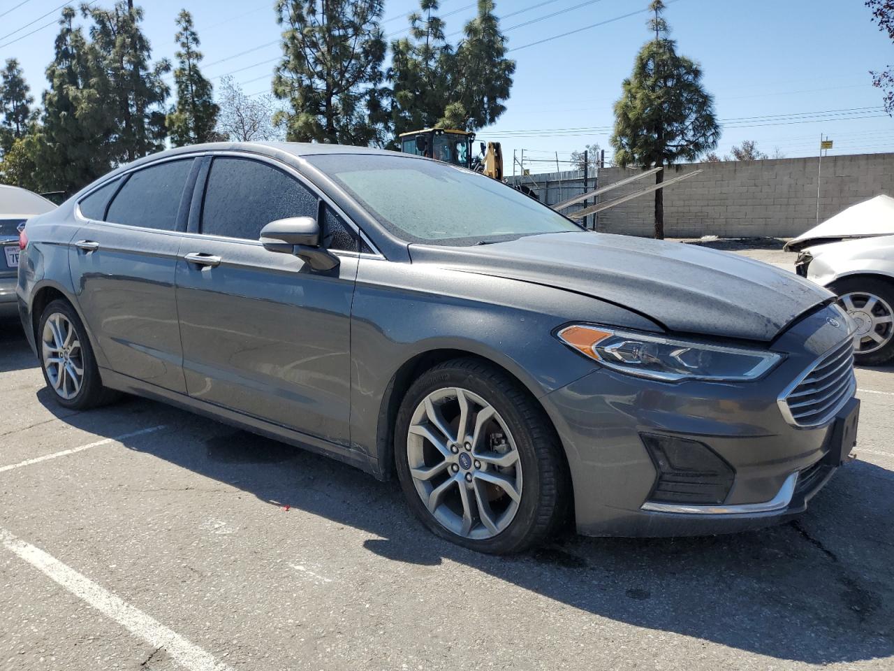 2019 Ford Fusion VIN 3FA6P0CD4KR118498 Copart auction photo, minor dent/scratches damage thumbnail 4