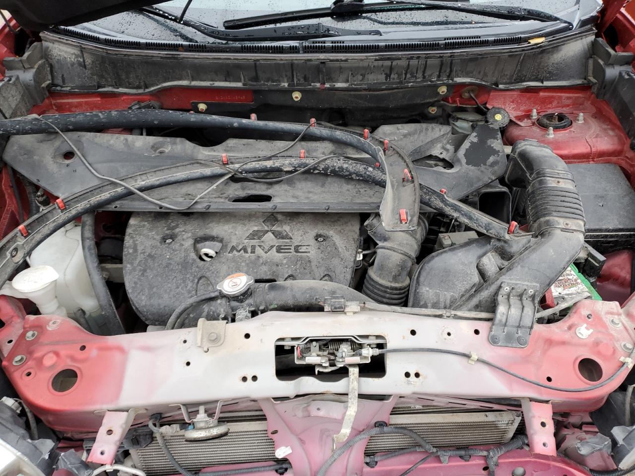 2016 Mitsubishi Outlander VIN JA4AP3AU9GZ043965 Copart auction photo, front end damage thumbnail 13
