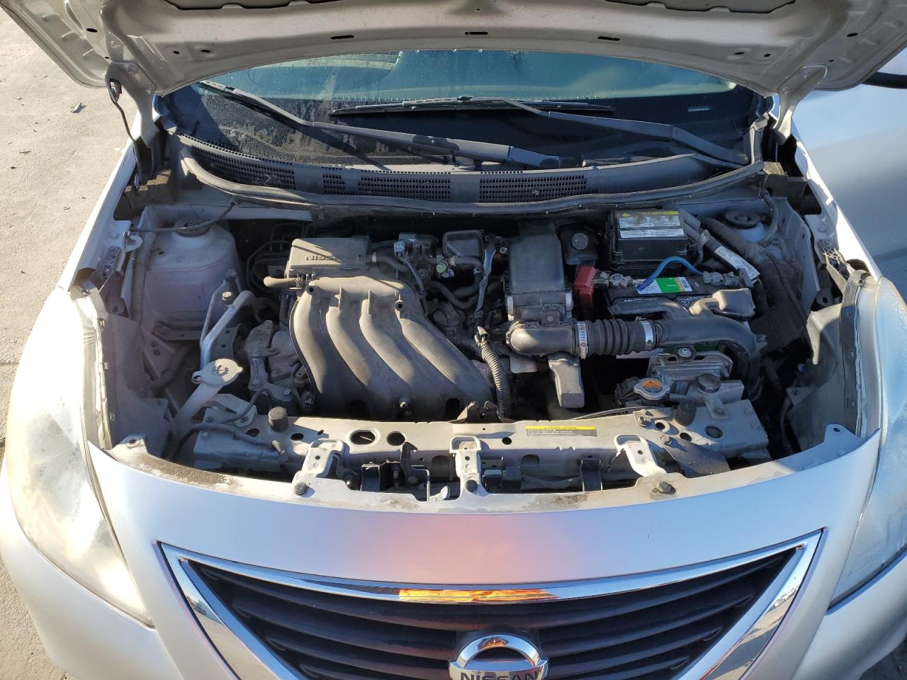 2013 Nissan Versa VIN 3N1CN7AP9DL867265 Copart auction photo, rear end / undercarriage damage thumbnail 11