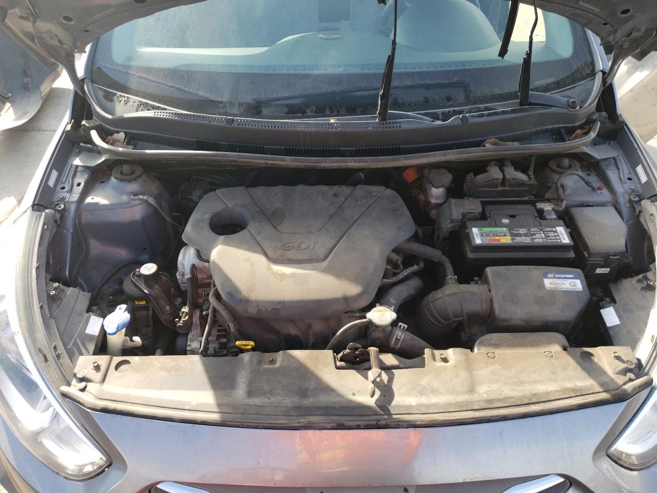 2017 Hyundai Accent VIN KMHCT4AE4HU331184 Copart auction photo, rear end damage thumbnail 11