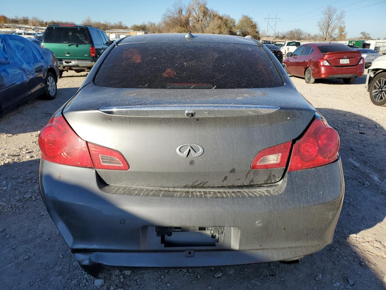 2013 Infiniti G VIN JN1CV6AP8DM306569 Copart auction photo, all over damage thumbnail 6