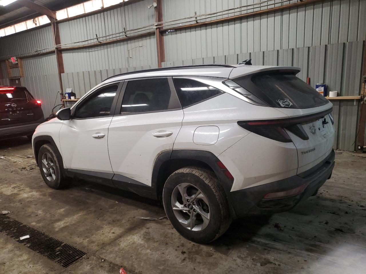 2022 Hyundai Tucson VIN 5NMJBCAEXNH036800 Copart auction photo, side damage thumbnail 2