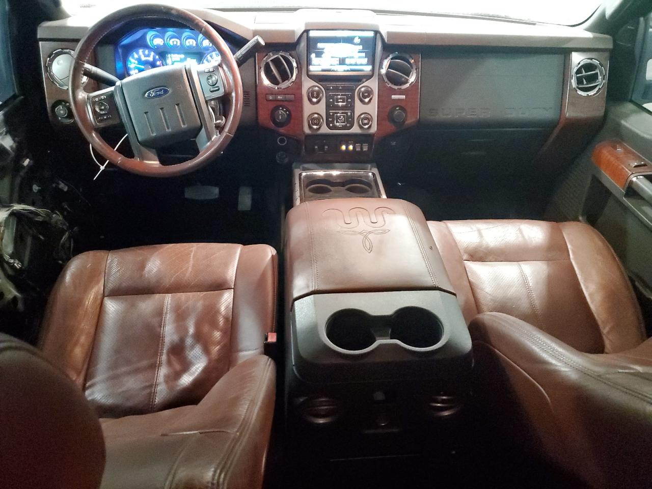 2014 Ford F250 VIN 1FT7W2BT5EEB61776 Copart auction photo, front end / side damage thumbnail 8
