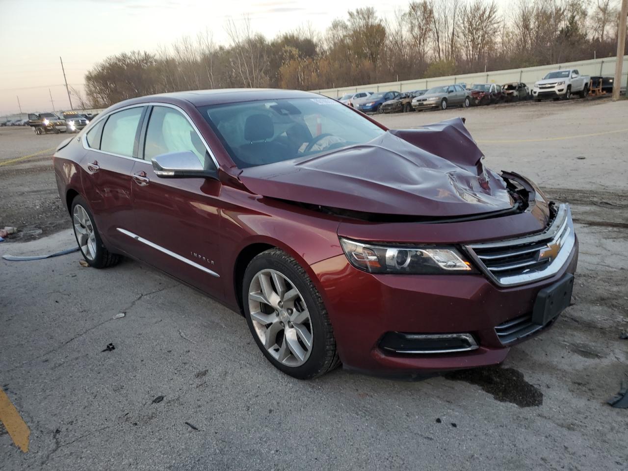 2016 Chevrolet Impala VIN 2G1145S34G9153485 Copart auction photo, front end damage thumbnail 4