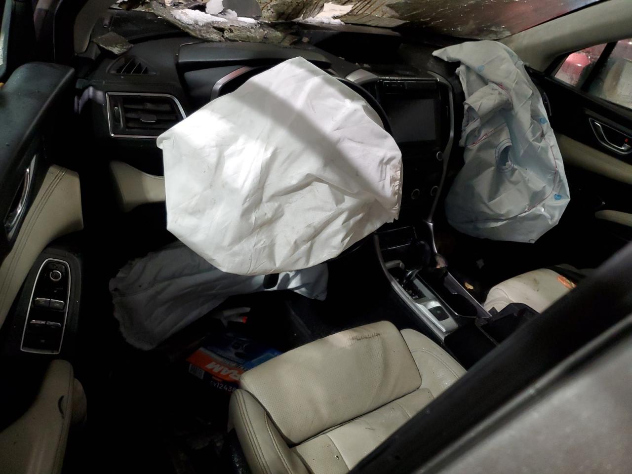 2019 Subaru Ascent VIN 4S4WMAMD6K3407920 Copart auction photo, front end / burn - engine damage thumbnail 8