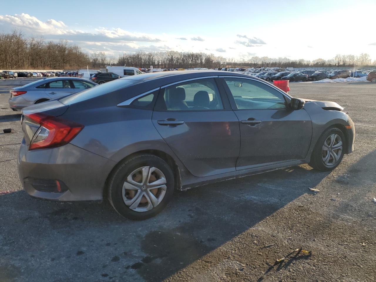 2017 Honda Civic VIN 19XFC2F51HE217950 Copart auction photo, front end damage thumbnail 3