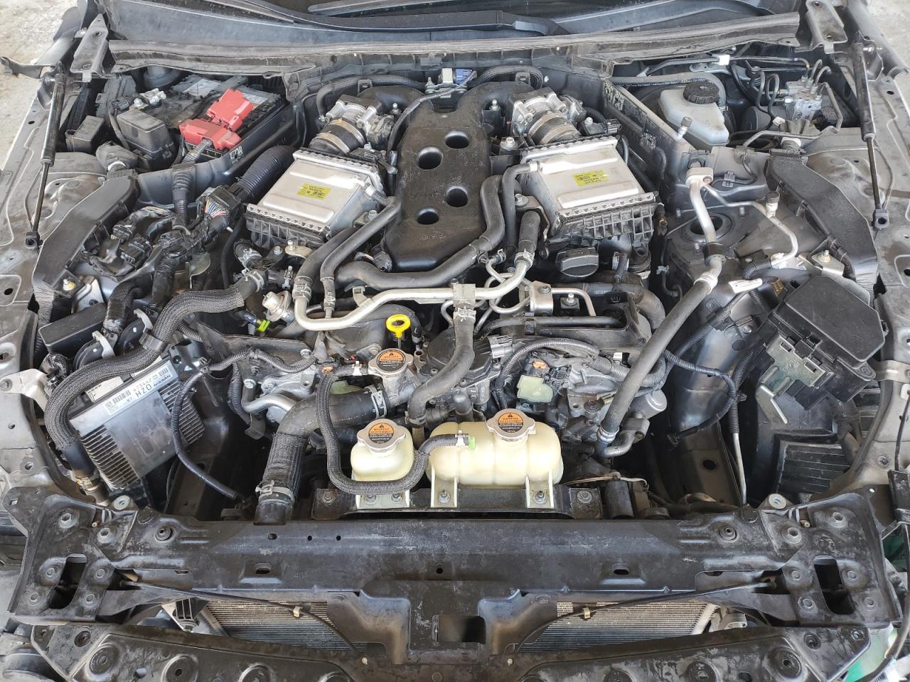 2018 Infiniti Q50 VIN JN1EV7AR7JM442154 Copart auction photo, vandalism / stripped damage thumbnail 12