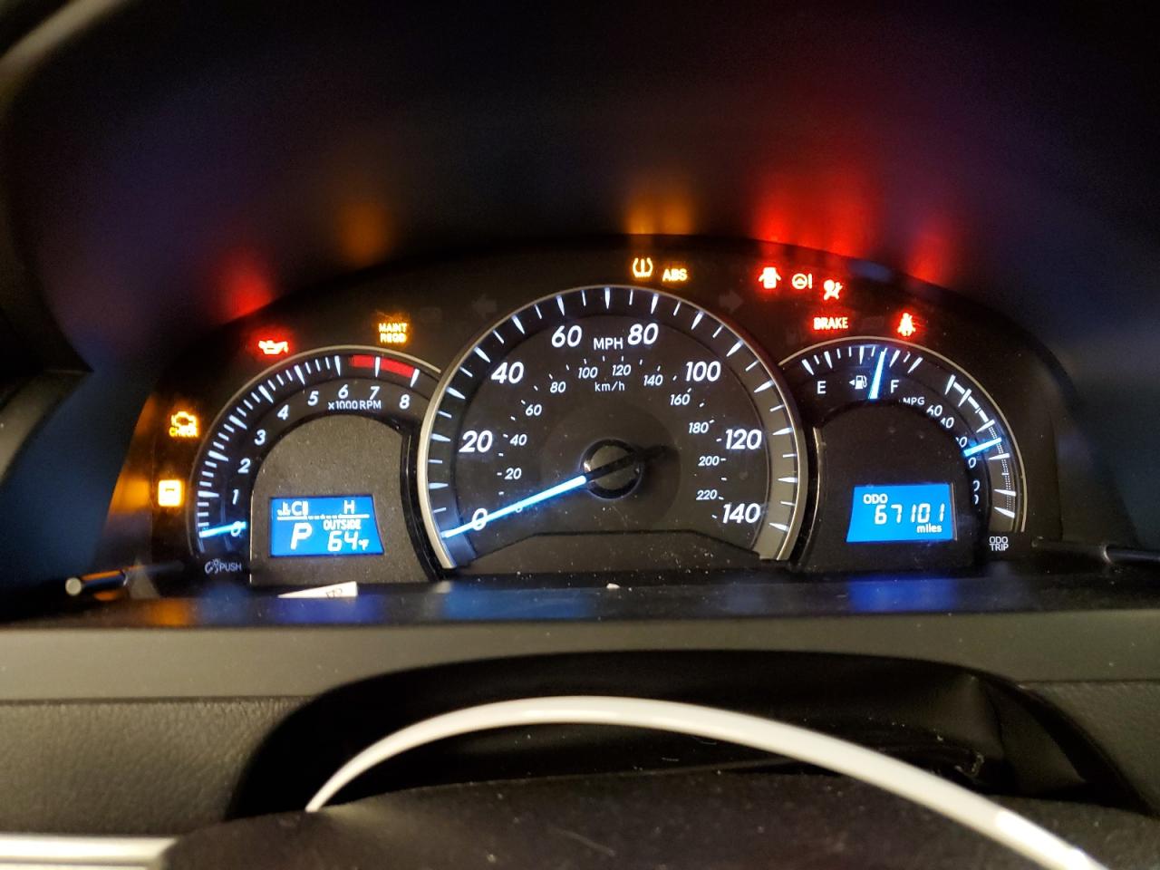 2014 Toyota Camry VIN 4T4BF1FK5ER339893 Copart auction photo, front end / mechanical damage thumbnail 9