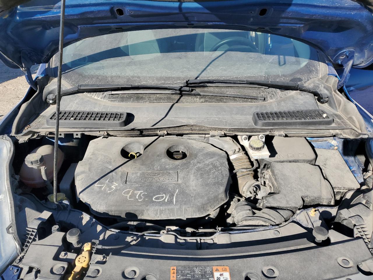 2017 Ford Escape VIN 1FMCU0G90HUA24501 Copart auction photo, rear end damage thumbnail 12