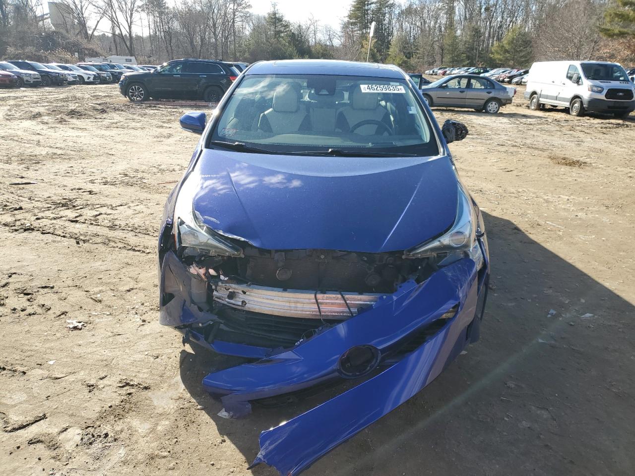 2017 Toyota Prius VIN JTDKARFU3H3050034 Copart auction photo, front end / rear end damage thumbnail 5