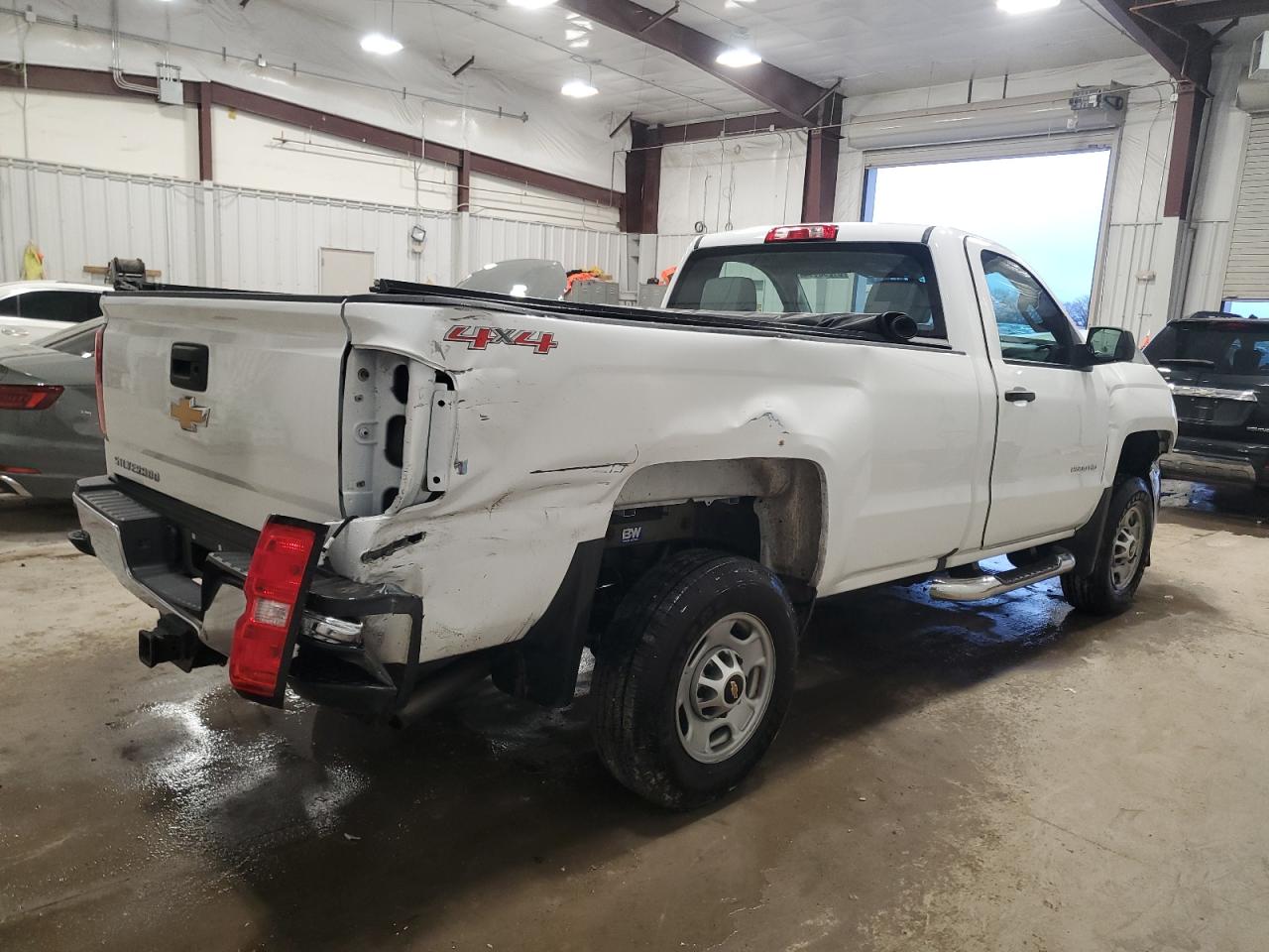 2017 Chevrolet Silverado VIN 1GC0KUEGXHZ263515 Copart auction photo, front end / rear end damage thumbnail 3