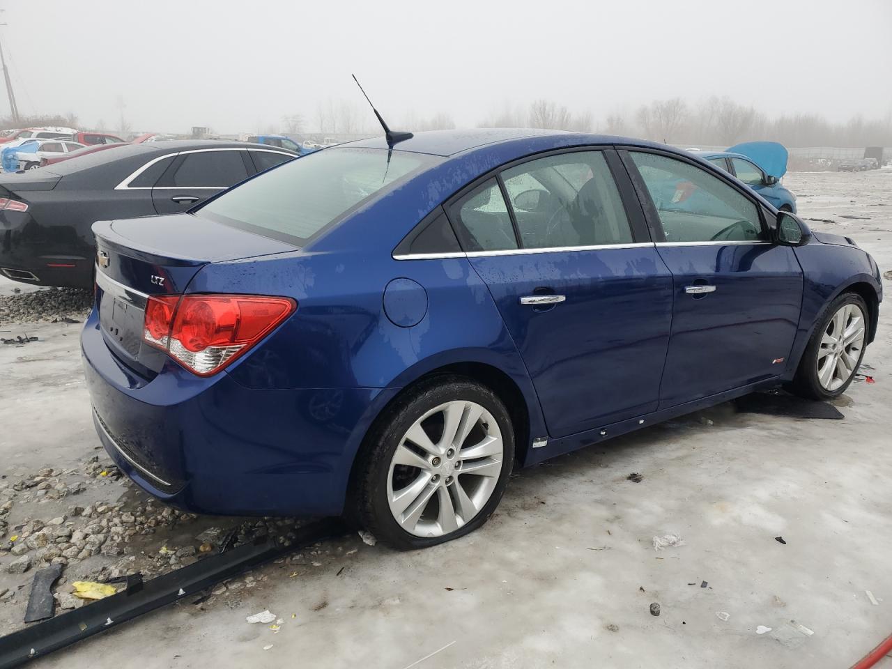 2013 Chevrolet Cruze VIN 1G1PG5SB6D7148178 Copart auction photo, front end / rear end damage thumbnail 3