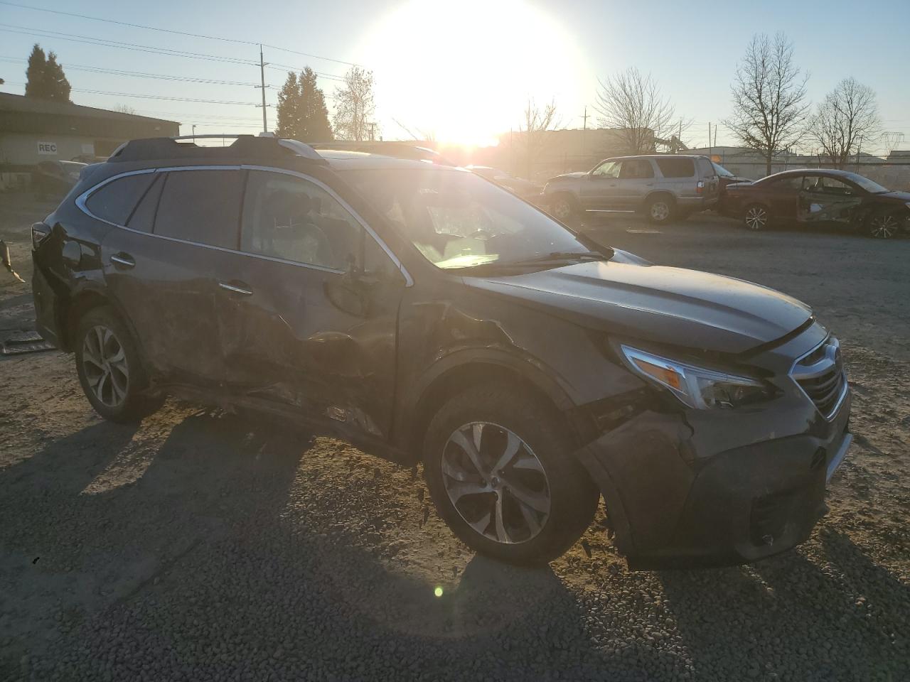 2021 Subaru Outback VIN 4S4BTAPC9M3128436 Copart auction photo, rollover damage thumbnail 4