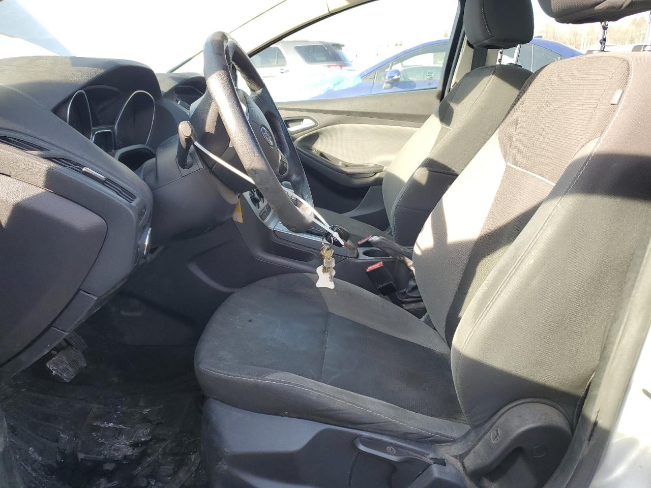 2014 Ford Focus VIN 1FADP3F27EL386757 Copart auction photo, undercarriage / front end damage thumbnail 7