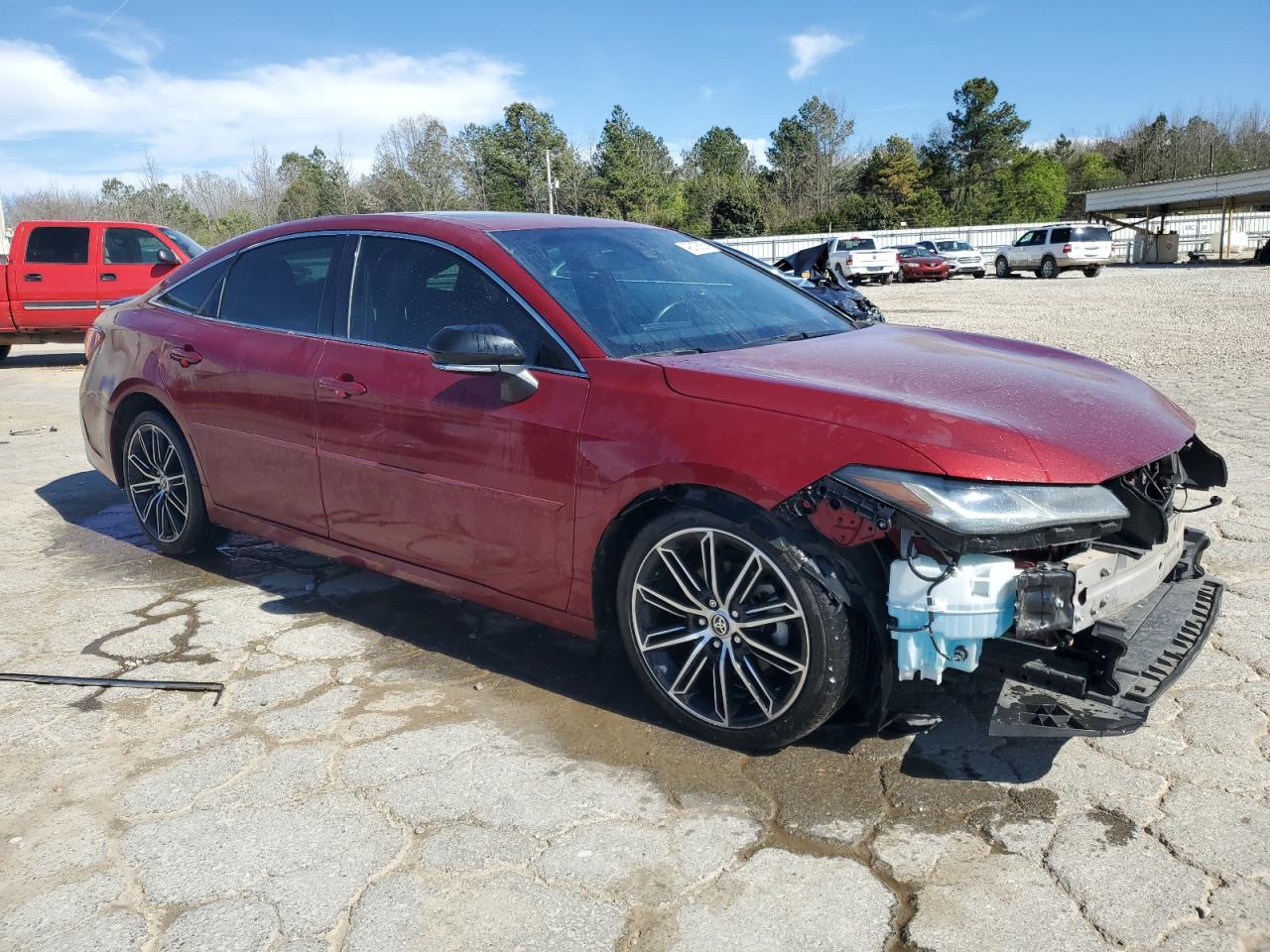2021 Toyota Avalon VIN 4T1HZ1FB2MU057687 Copart auction photo, front end / side damage thumbnail 4