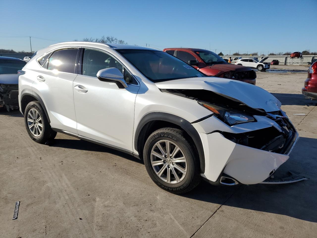 2015 Lexus NX VIN JTJYARBZ2F2002326 Copart auction photo, front end damage thumbnail 4