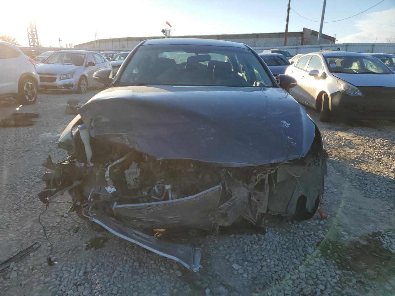 2017 KIA Optima VIN 5XXGT4L35HG173560 Copart auction photo, front end damage thumbnail 5