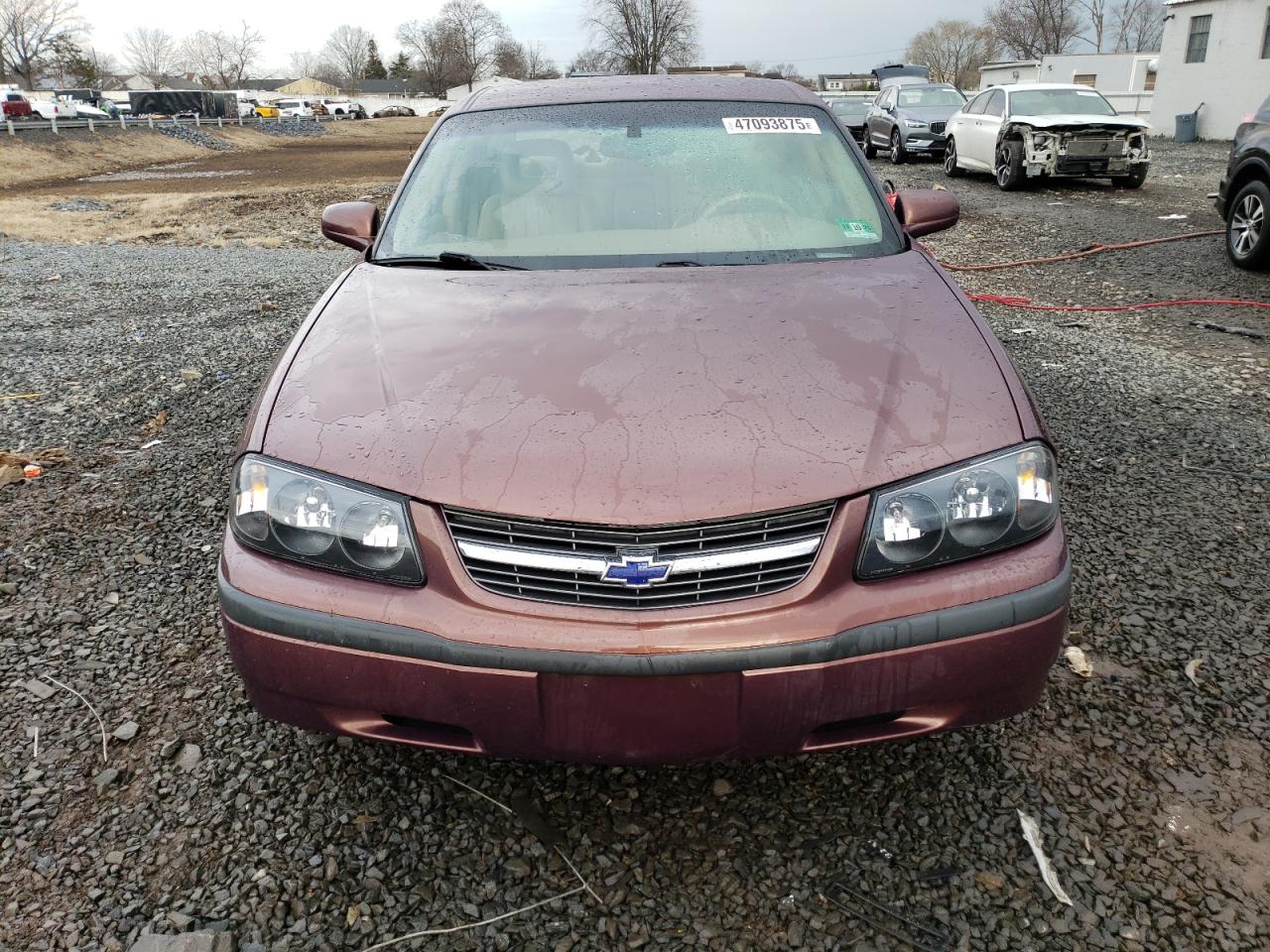 2000 Chevrolet Impala VIN 2G1WF55K2Y9163971 Copart auction photo, side / rear end damage thumbnail 5
