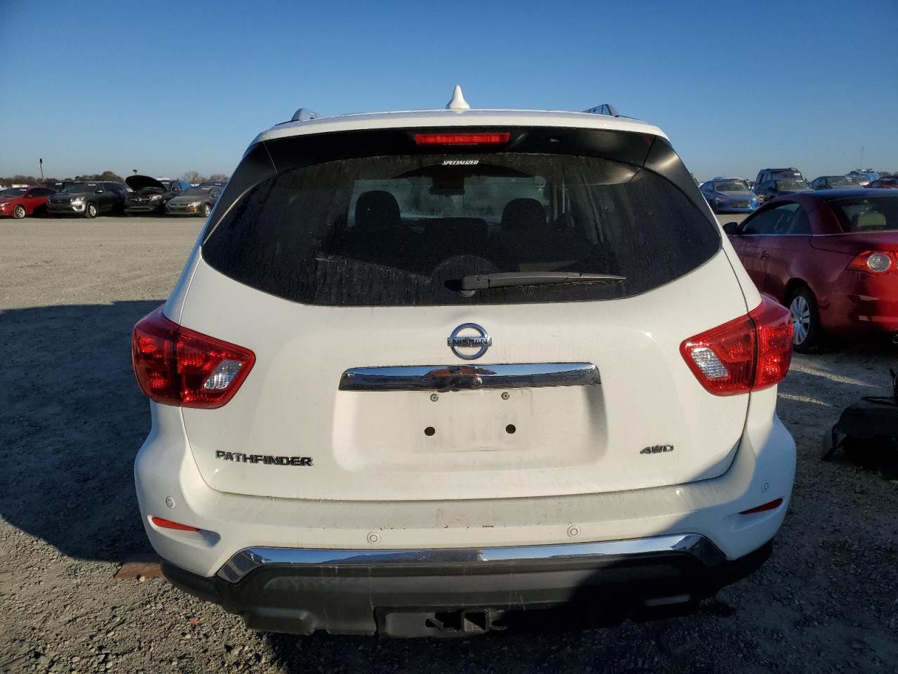 2019 Nissan Pathfinder VIN 5N1DR2MM8KC642060 Copart auction photo, front end / side damage thumbnail 6
