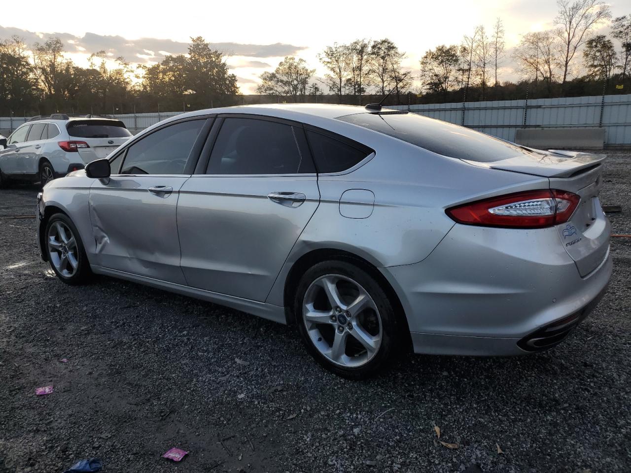 2016 Ford Fusion VIN 3FA6P0T96GR264856 Copart auction photo, side / front end damage thumbnail 2
