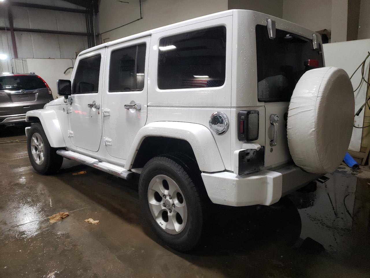 2015 Jeep Wrangler VIN 1C4BJWEG7FL610712 Copart auction photo, front end / side damage thumbnail 2