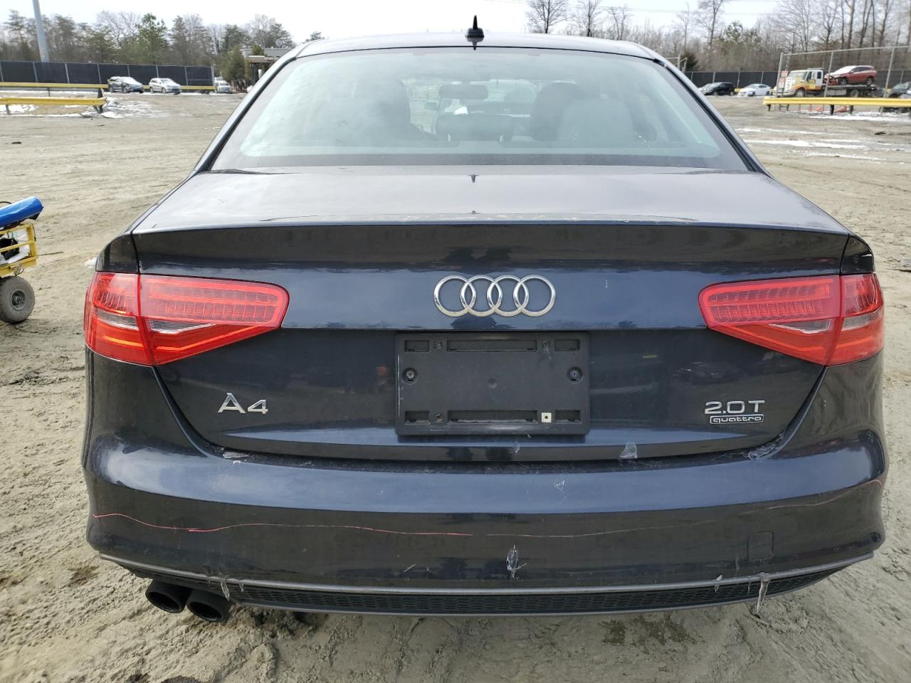2015 Audi A4 VIN WAUBFAFL4FN031131 Copart auction photo, side damage thumbnail 6