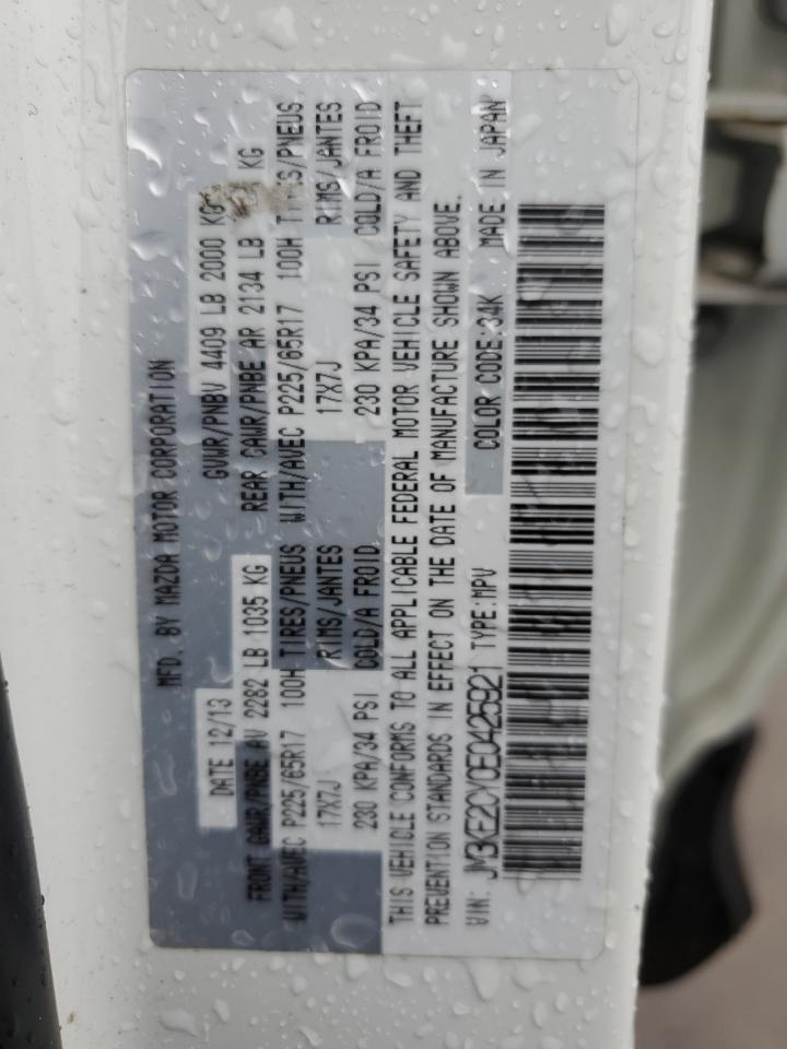 2014 Mazda CX-5 VIN JM3KE2CY0E0425921 Copart auction photo, front end damage thumbnail 14